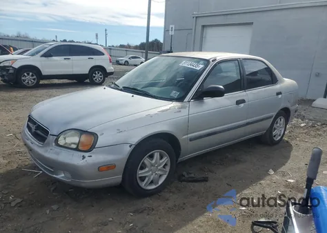 2000 Suzuki Esteem Gl из США, поврежденный, VIN JS2GB41S8Y5184253